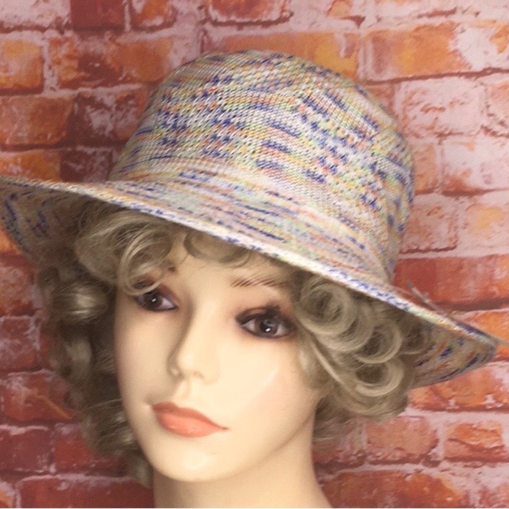 Colorful Retro Woven Sun Hat